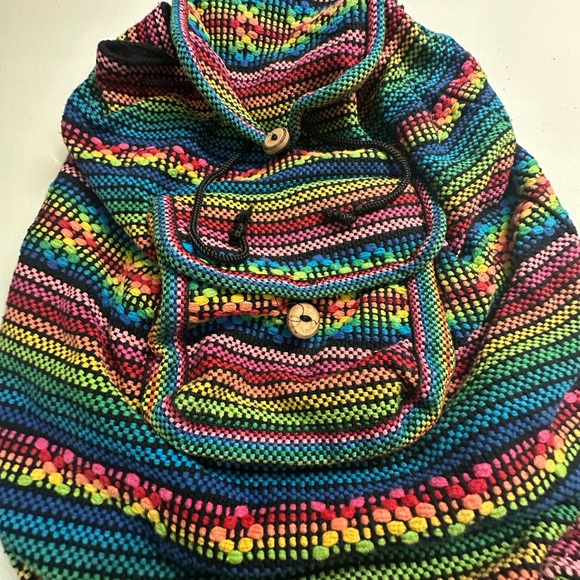 Handbags - Multicolor Knitted Women's Bag